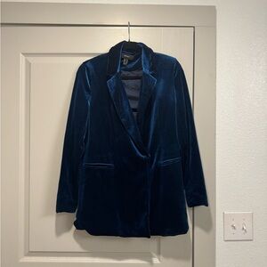 Blue Velvet Women's Blazer